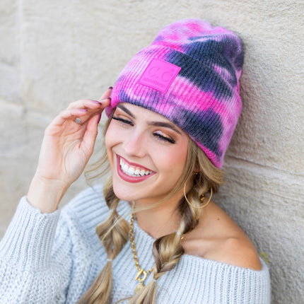 C.C® Tie Dye Boyfriend Beanie