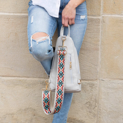 Evie Vegan Leather Crossbody Sling Bag