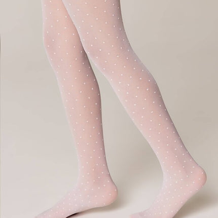 Conte Dotsy 30 Den - Fantasy Tights For Girls With a Polka Dots - 4yr. 6yr. 8yr. 10yr. 12yr. (22С-143СП)