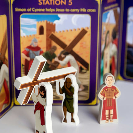 Stations of the Cross Pray & Play Set - By Saintly Heart & Brother Francis