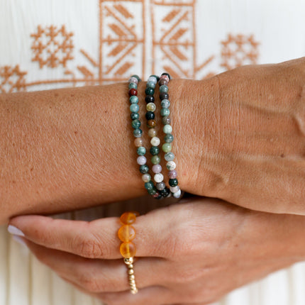 Polished Agate || Adult Bracelet