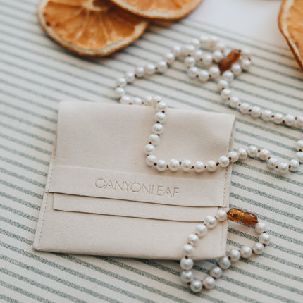 Pure Gemstone + Pearl || Necklace