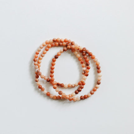 Polished Pink Aventurine || Adult Bracelet