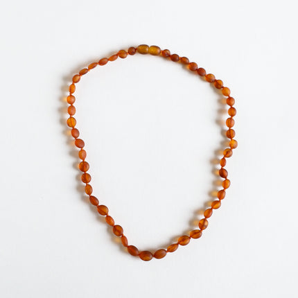 Raw Cognac Baltic Amber || Classic || Necklace
