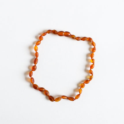 Raw Cognac Baltic Amber || Classic || Necklace