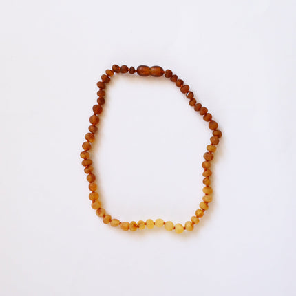 Raw Baltic Amber + Sunflower || Necklace ||