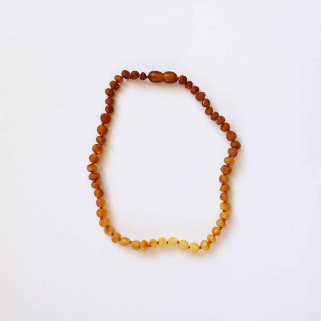 Raw Baltic Amber + Sunflower || Necklace ||
