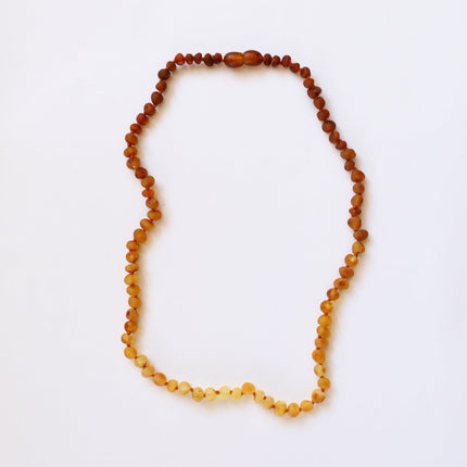 Raw Baltic Amber + Sunflower || Necklace ||