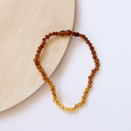 Raw Baltic Amber + Sunflower || Necklace ||
