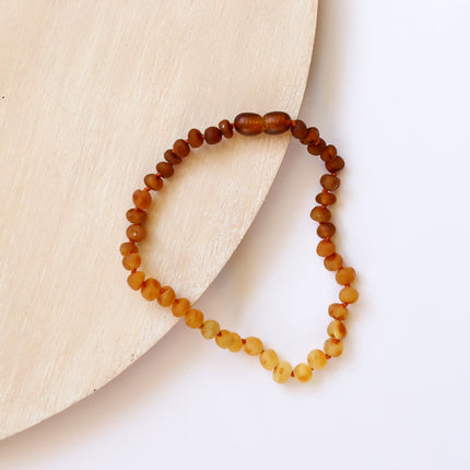 Raw Baltic Amber + Sunflower || Necklace ||