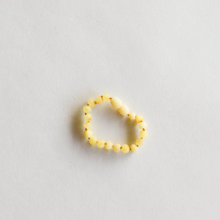 Raw Butterscotch Baltic Amber || Anklet or Bracelet