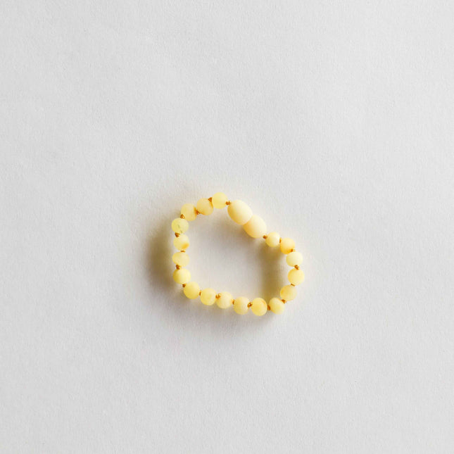 Raw Butterscotch Baltic Amber || Anklet or Bracelet