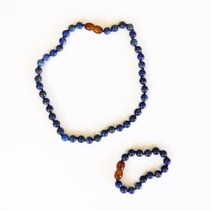 Pure Gemstone + Lapis || Anklet or Bracelet