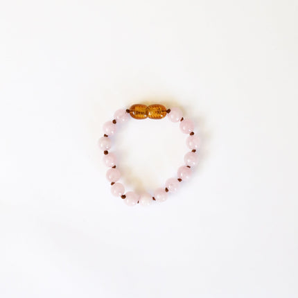 Pure Gemstone + Rose Quartz || Anklet or Bracelet