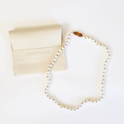 Pure Gemstone + Pearl || Necklace