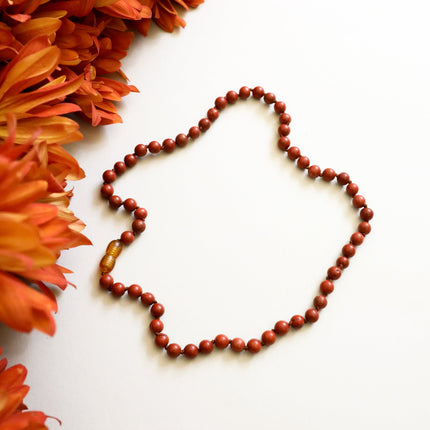 Pure Gemstone + Red Jasper || Necklace