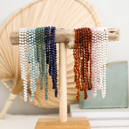 Pure Gemstone + Pearl || Anklet or Bracelet
