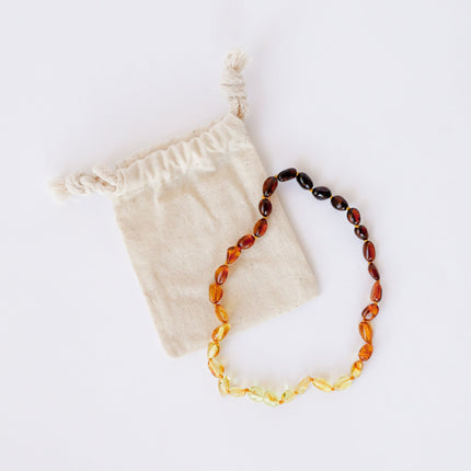 Polished Ombre Baltic Amber || Necklace