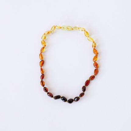 Polished Ombre Baltic Amber || Necklace