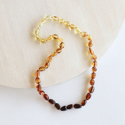 Polished Ombre Baltic Amber || Necklace