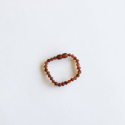 Raw Cognac Baltic Amber || Anklet or Bracelet