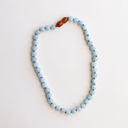 Pure Gemstone + Aquamarine || Necklace