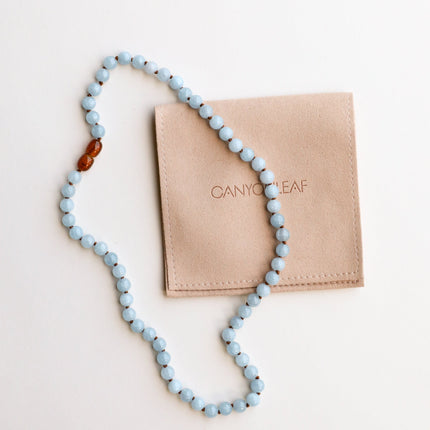 Pure Gemstone + Aquamarine || Necklace