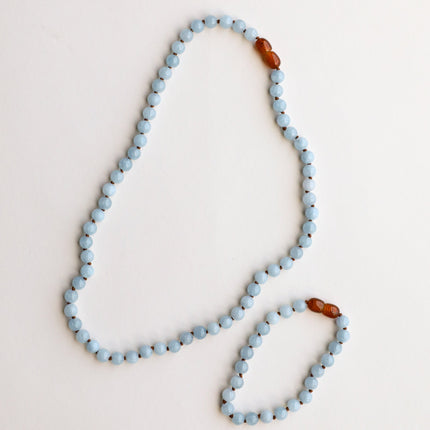 Pure Gemstone + Aquamarine || Necklace