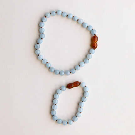 Pure Gemstone + Aquamarine || Necklace
