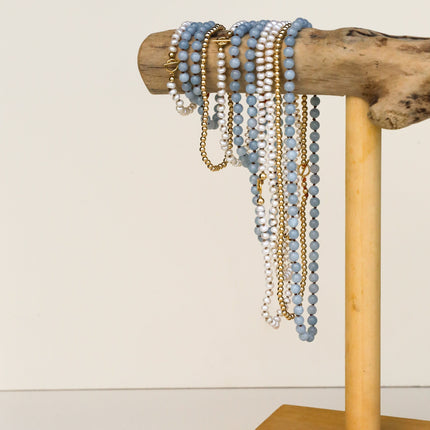 Pure Gemstone + Aquamarine || Necklace