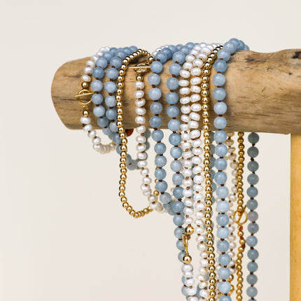 Pure Gemstone + Aquamarine || Necklace