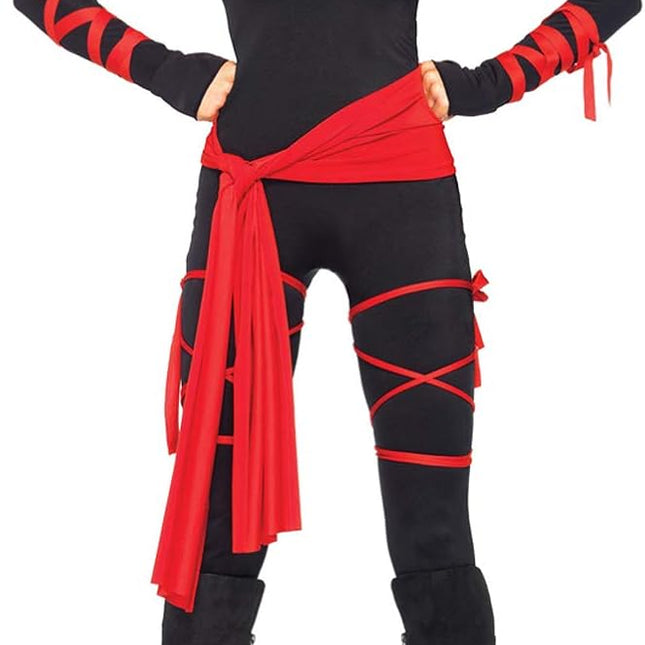 Women's 4 Pc Deadly Ninja Costume Halloween deadpool - Dashing Nova