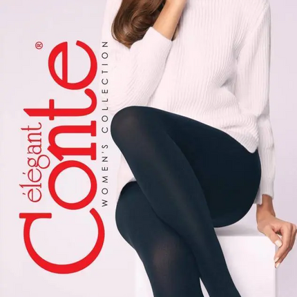 Conte Cotton 450 Den - 43% Cotton Warm Opaque Women's Tights (7С-75СП)