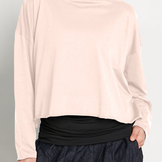 Pima Cotton Mini Luxury Boxy T-Shirt - Blush