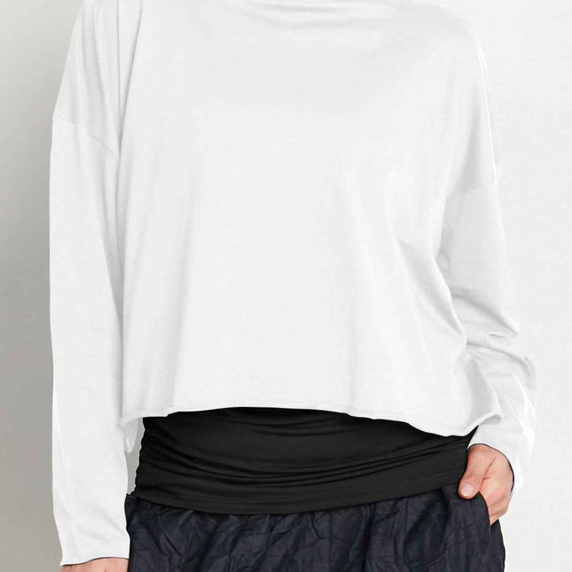 Pima Cotton Mini Luxury Boxy T-Shirt - White