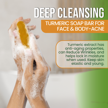 AMVital Turmeric Soap Bar for Face & Body - Dashing Nova
