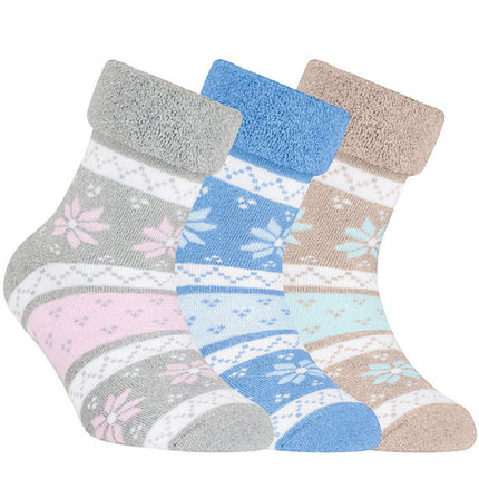 Conte-Kids Sof-tiki #6С-19СП(230) - Lot of 2 pairs Cotton Terry Socks for Boys & Girls