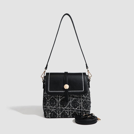 Elegant Small Square Bag - Stylish Women's Spring Shoulder Crossbody Bag with Sophisticated Design hobo