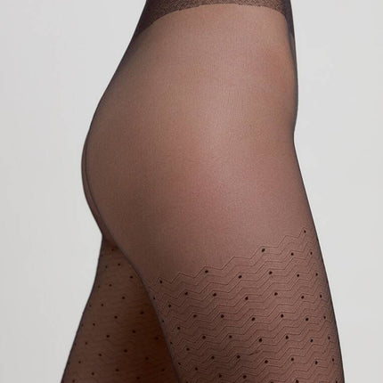 Conte Pauline 20 Den - Fantasy Women's Tights with geometric pattern "dots" (20С-90СП)
