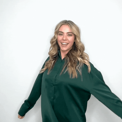 Kathryn Classic Button-Up, Forest Green