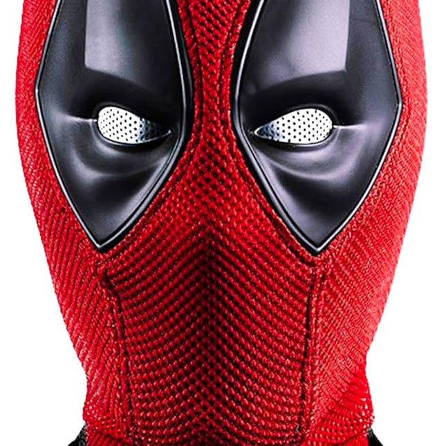 Superhero Wade Wilson Costume Halloween Red Helmet Mask Knitted Deadpool - Dashing Nova