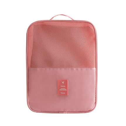 Large capacity can hold three pairs of shoes convenient Oxford cloth storage bag, waterproof shoe bag, suitcase trolley shoe bag