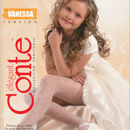 Conte Vanessa 20 Den - Fantasy Thin Tights for Girls - 4yr. 6yr. (8S-101SP)