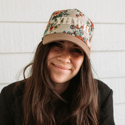 Hat: Floral YHWH