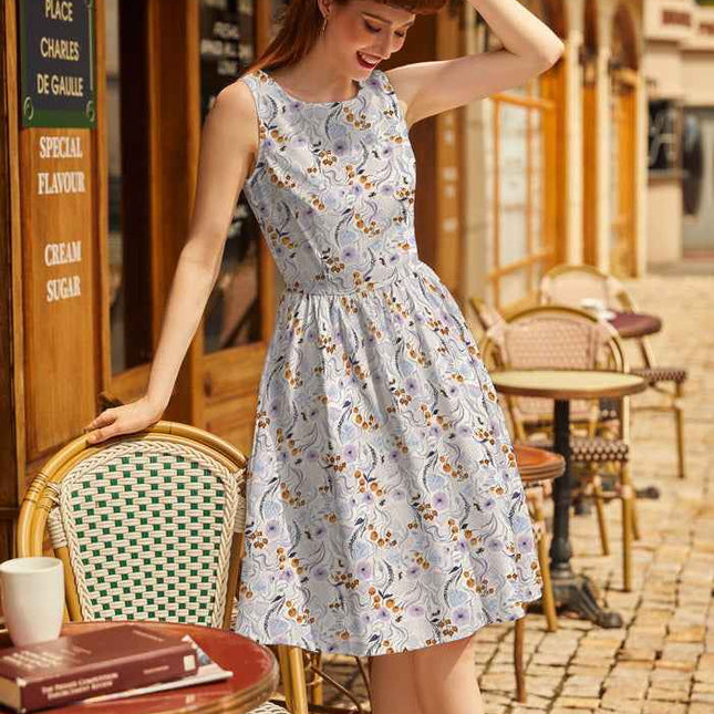 Pollinators Vintage Dress