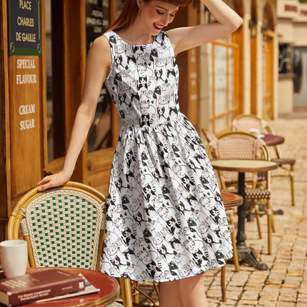 Fabulous Felines Vintage Dress