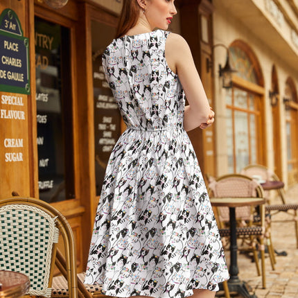 Fabulous Felines Vintage Dress