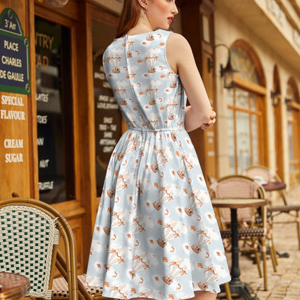 Hot Air Balloon Vintage Dress