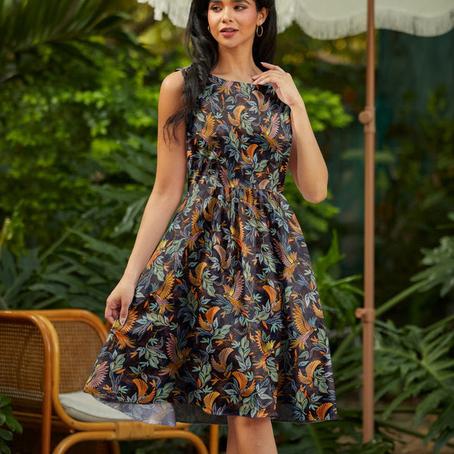 Birds of a Feather Vintage Dress