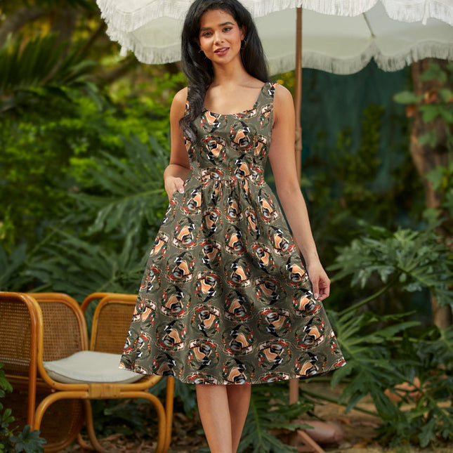 Badger Fit & Flare Dress